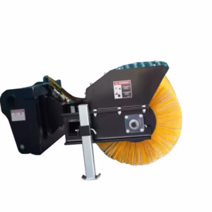 Angle Broom Attachment for mini skid steer loader