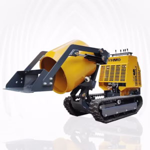 Concrete/Cement mixer mobile auto load and dump