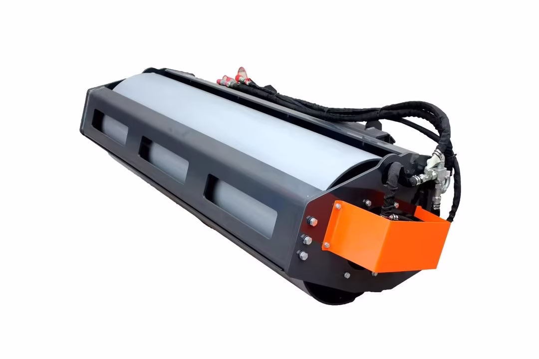 Vibrating Roller Attachment for skid steer loader